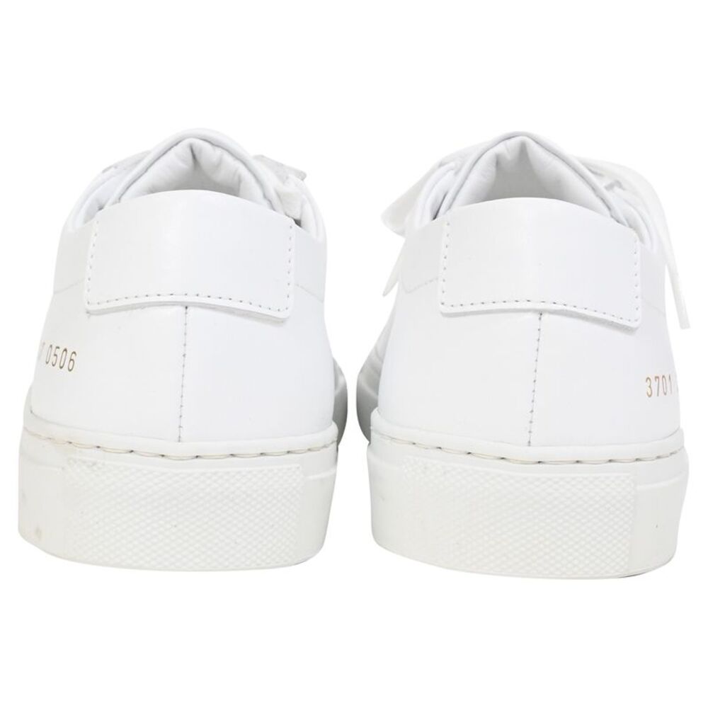 Common Projects Achilles Low-Top Sneakers in White Leather - Picture 3 of 8